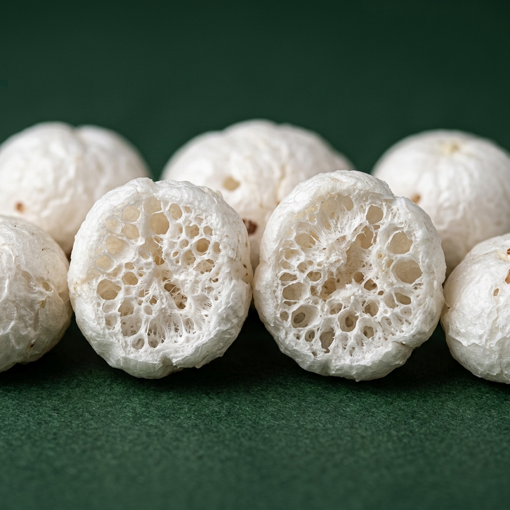 Makhana macro closeup